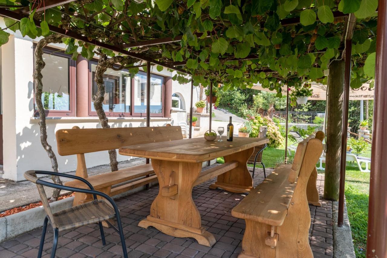 Sea View Apartment With Garden Near Opatija Veprinac Zewnętrze zdjęcie